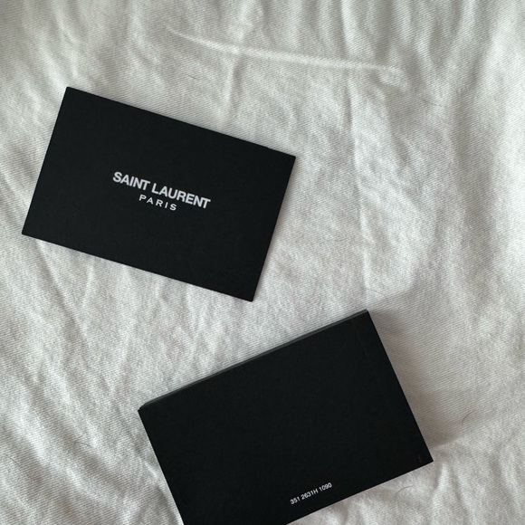 Yves Saint Laurent, YSL letter heel, YSL Opyum 110 Heels in Glitter/Black - Picture 13 of 15